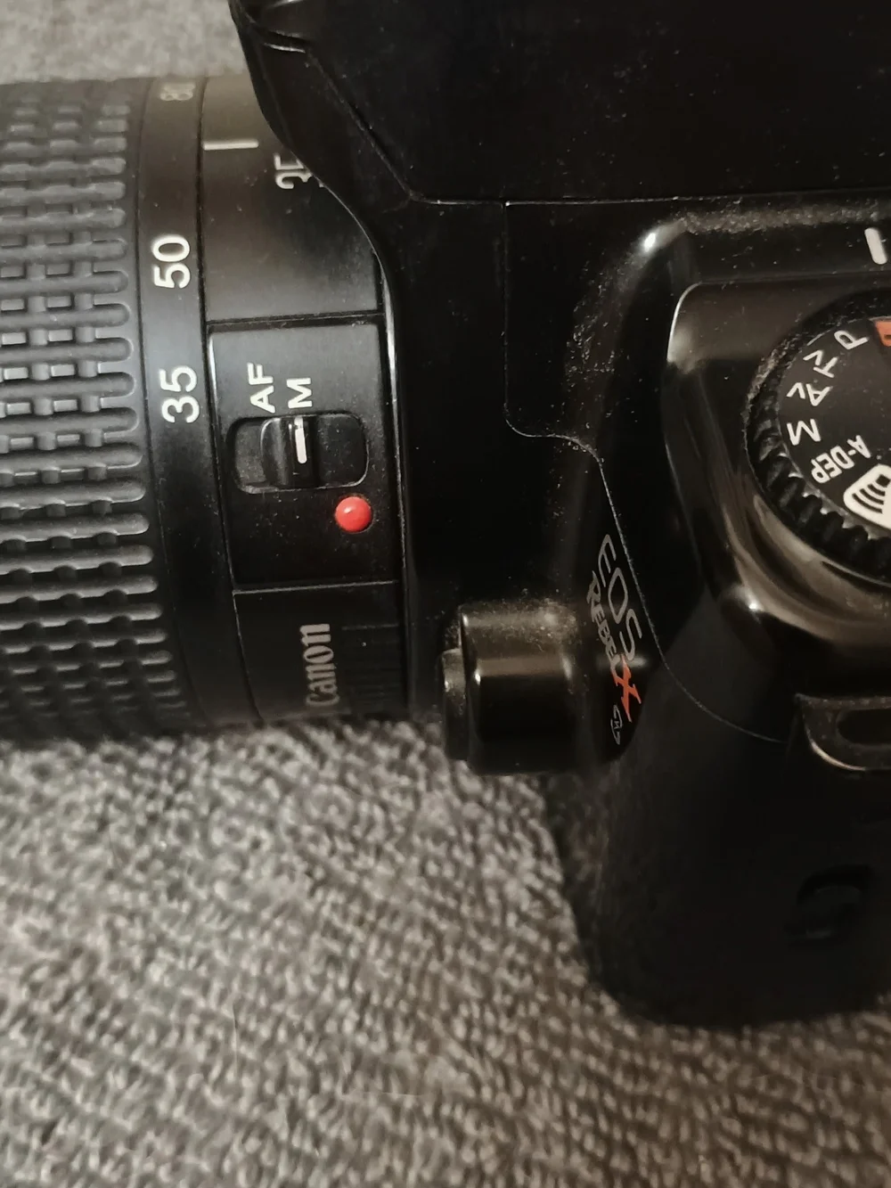 Canon EOS Rebel SLR Camera with 35-80mm Lens - Black